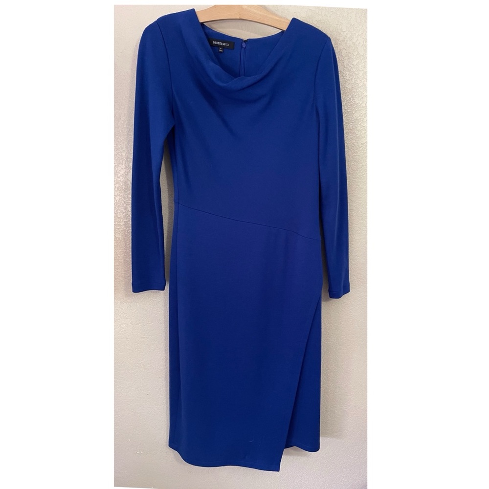 Lafayette 148 Virgin Wool Knit Long-Sleeve Dress – Size 4 (Fits Like a 6)